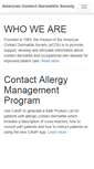 Mobile Screenshot of contactderm.org